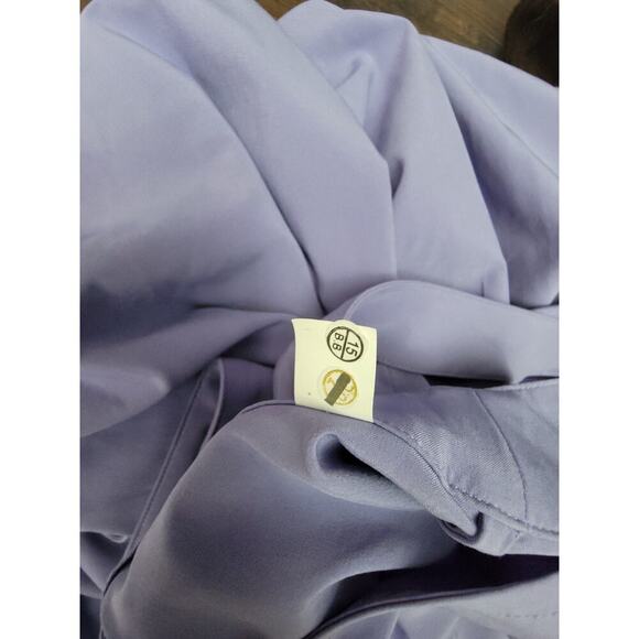 Athleta Arrival Maxi Dress Women's XS Adonis Blue Pockets Cross Back Athleisure - Picture 12 of 12